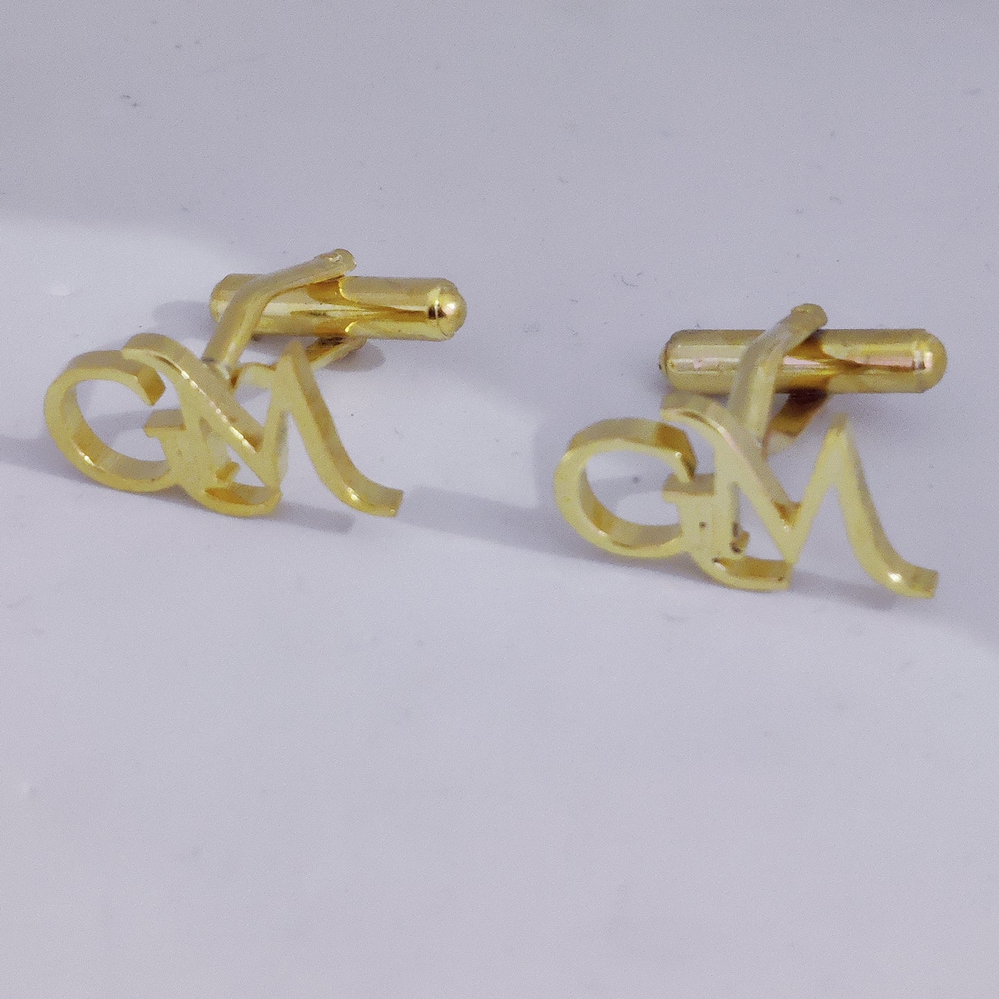 GM Double Initial Cufflinks