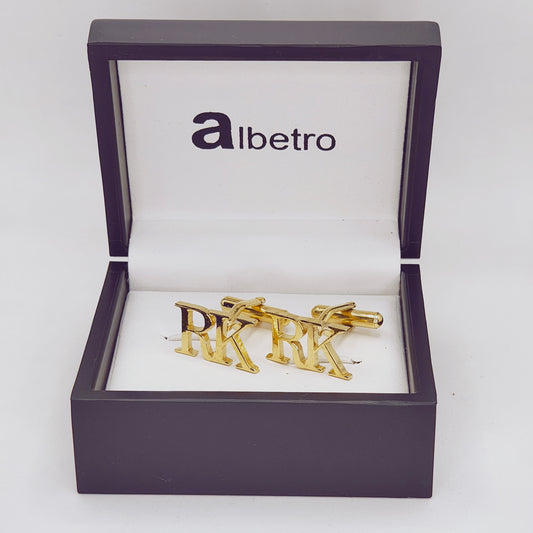RK Double Initial Cufflinks
