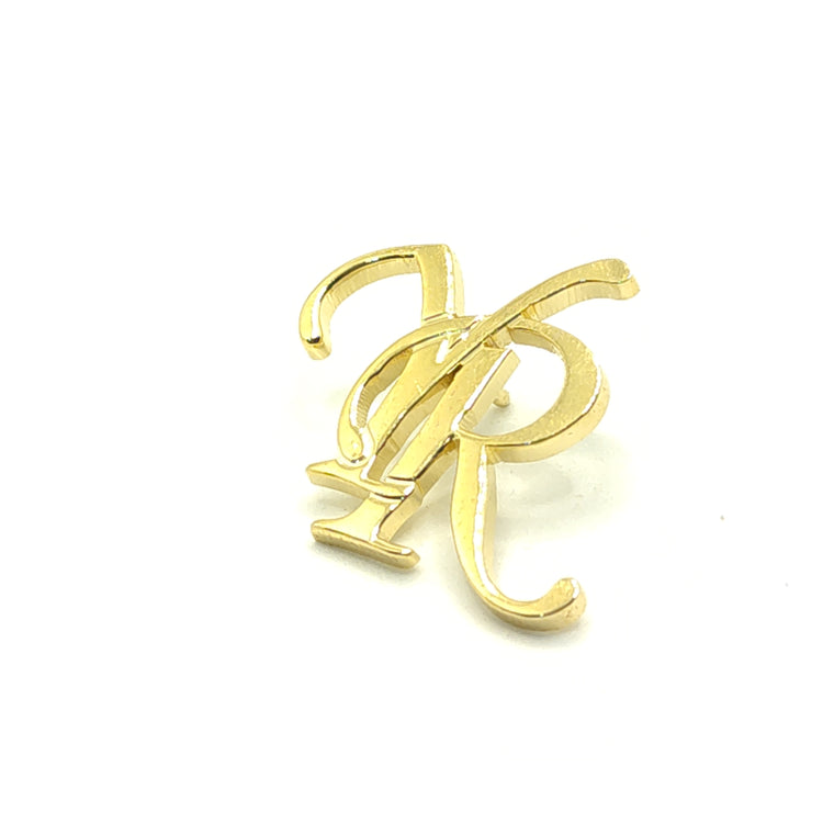 YR Double Initial Lapel Pin