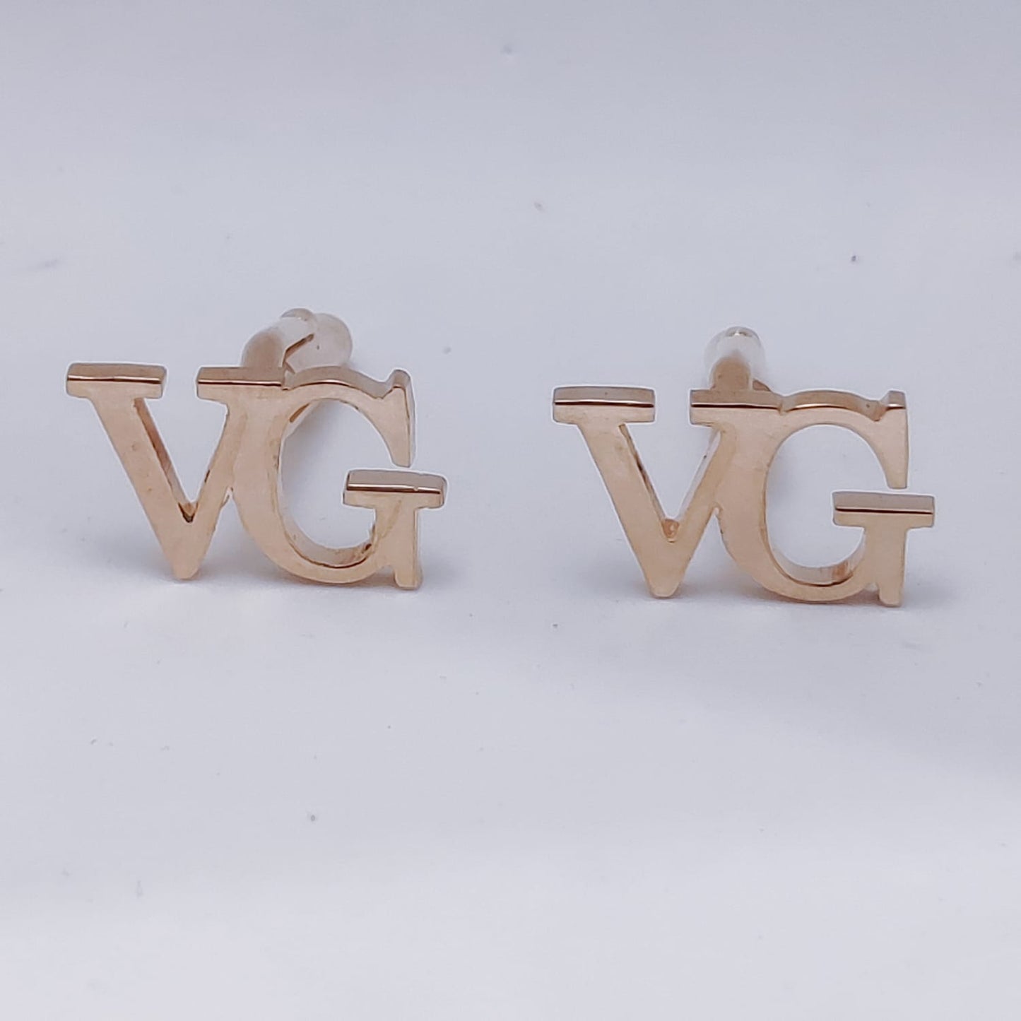 VG Double Initial Cufflinks