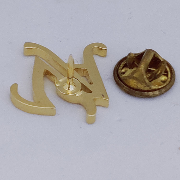 VA Double Initial Lapel Pin