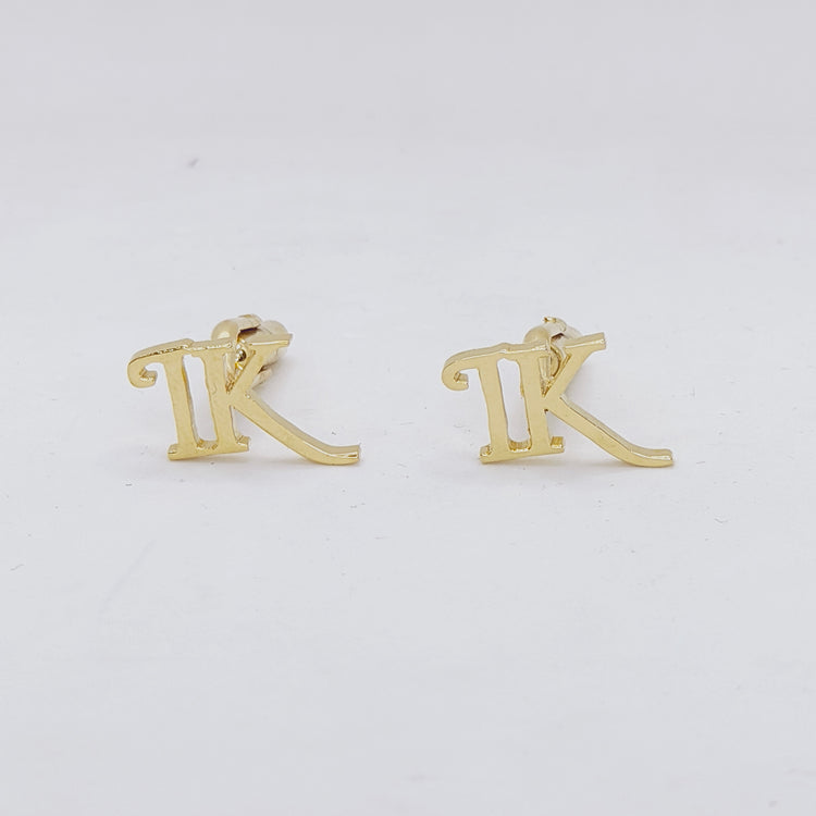 IK Double Initial Cufflinks