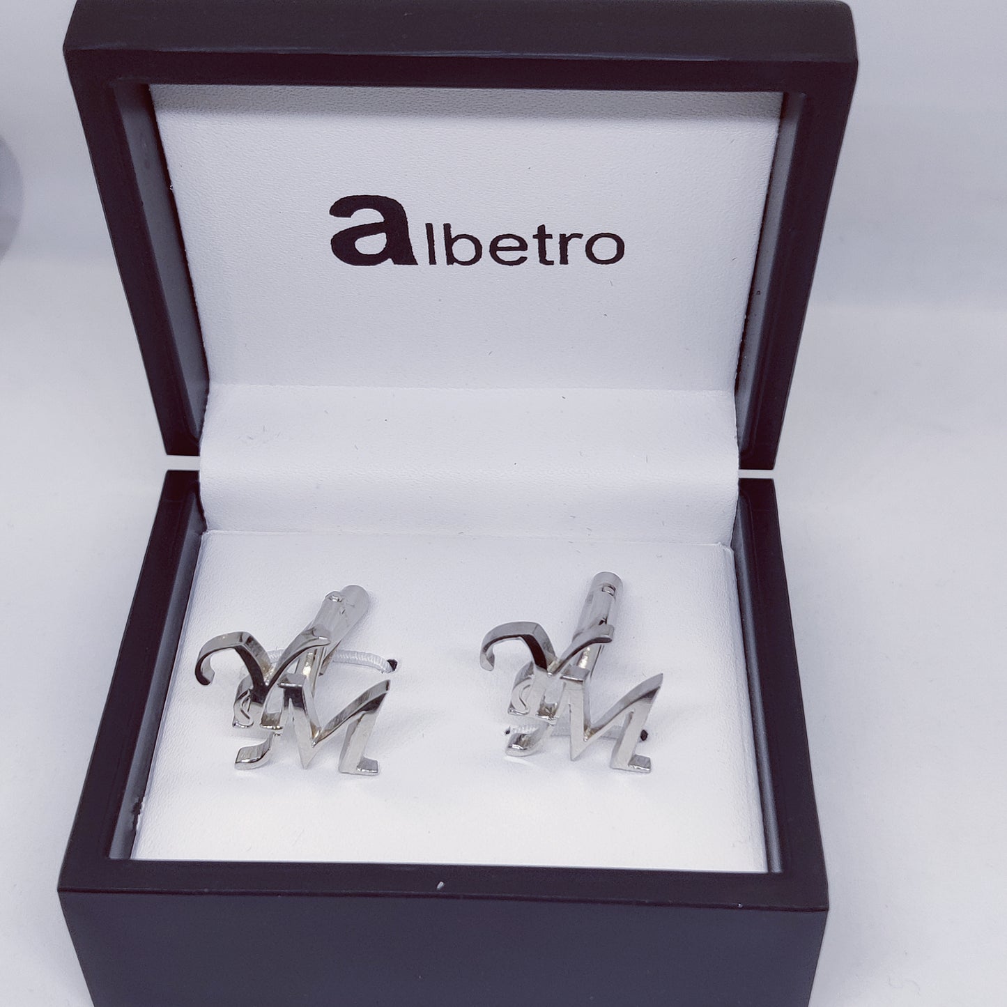 YM Double Initial Cufflinks