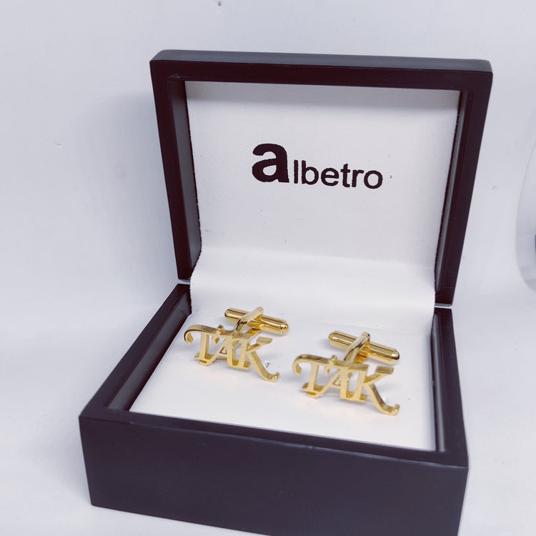TAK triple initial cufflinks