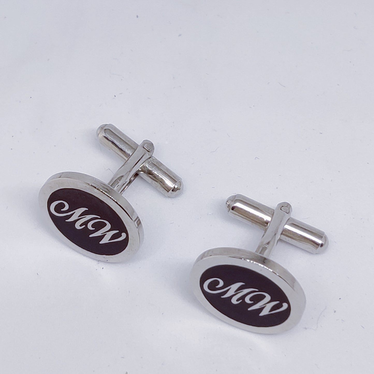 MW Initial Monogram Cufflinks