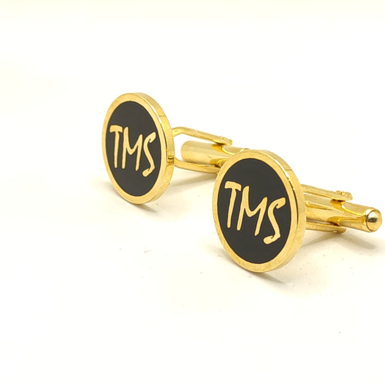 TMS Initial Monogram Cufflinks