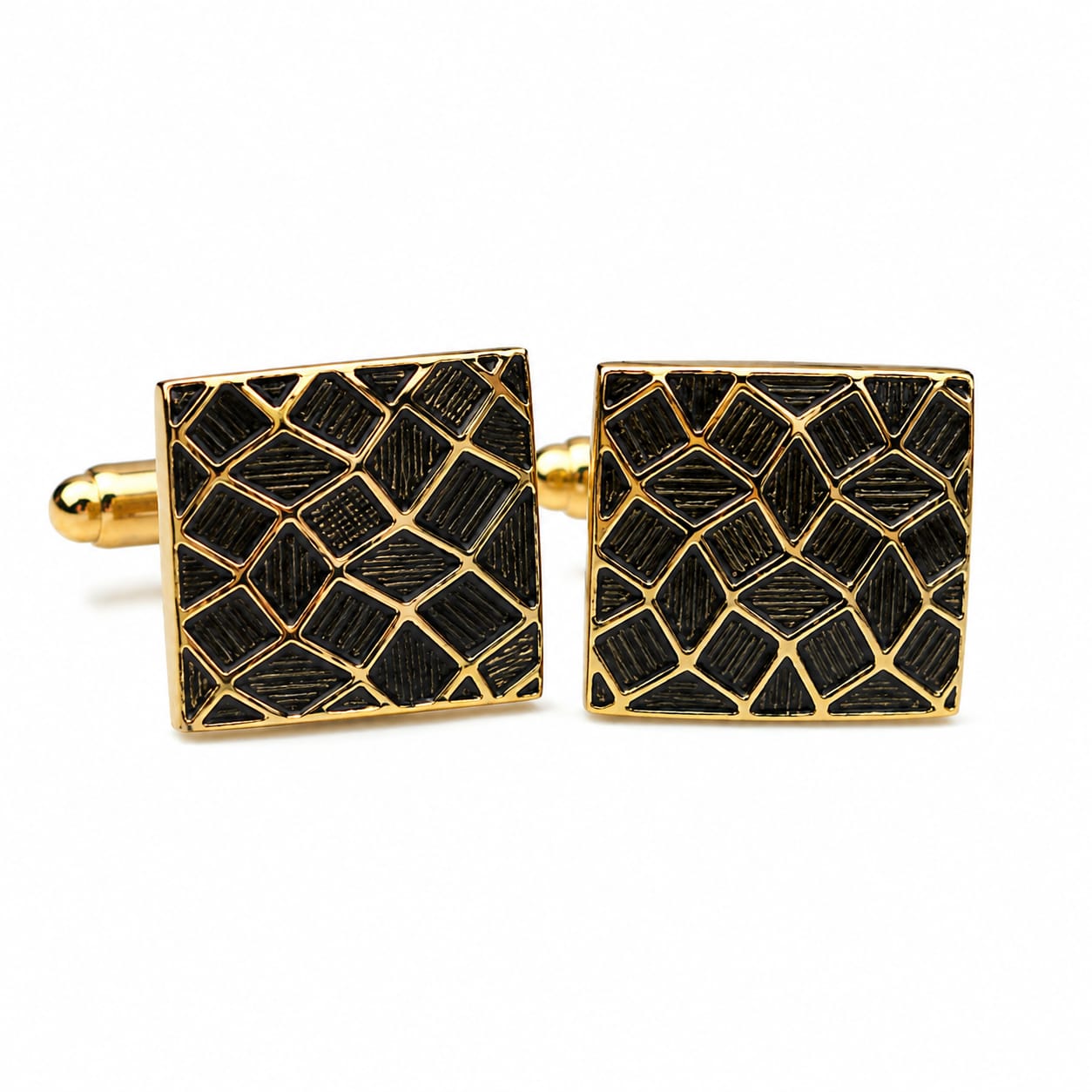 Corazza Textured Square Cufflinks