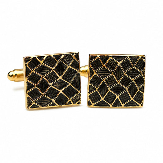 Corazza Textured Square Cufflinks
