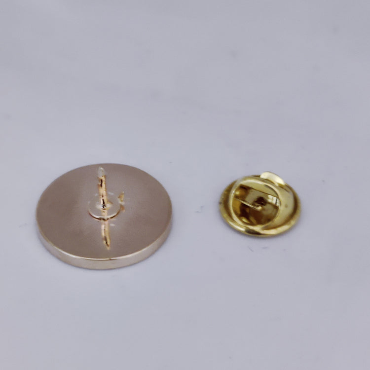 NY Initial Monogram Lapel Pin