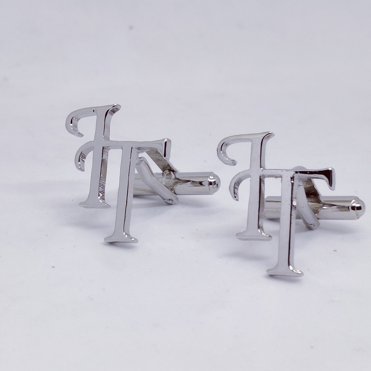 IT Double Initial Cufflinks