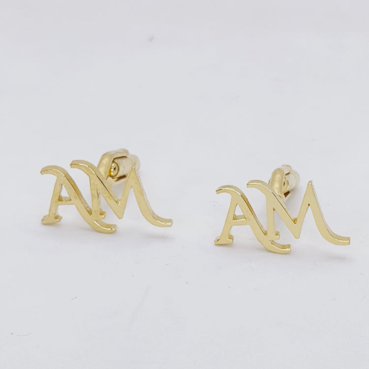 AM Double Initial Cufflinks