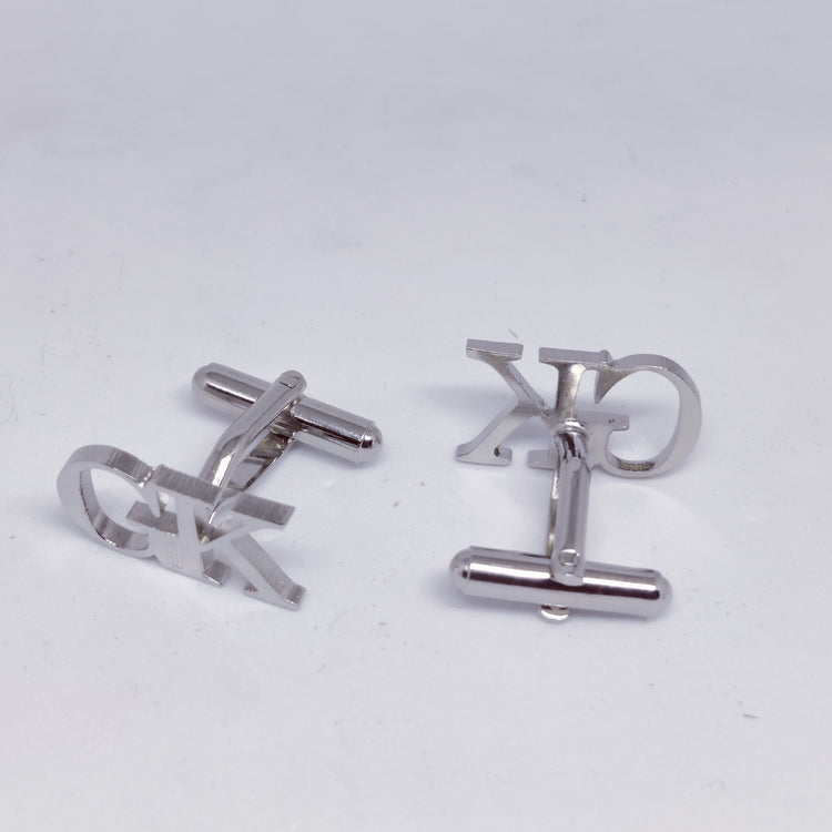 GK Double Initial Cufflinks