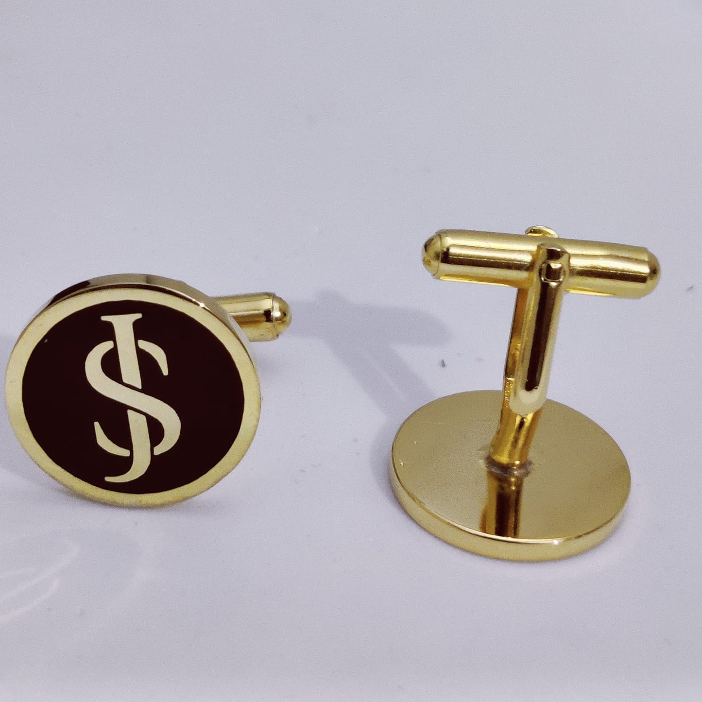 SJ JS Initial Monogram Cufflinks