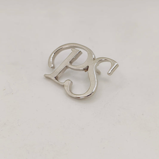 PS Double Initial Lapel Pin