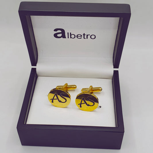 AS engraved Cufflinks