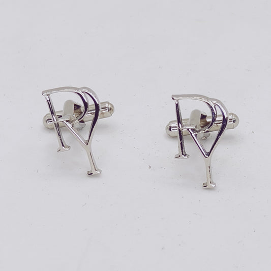 PY Double Initial Cufflinks