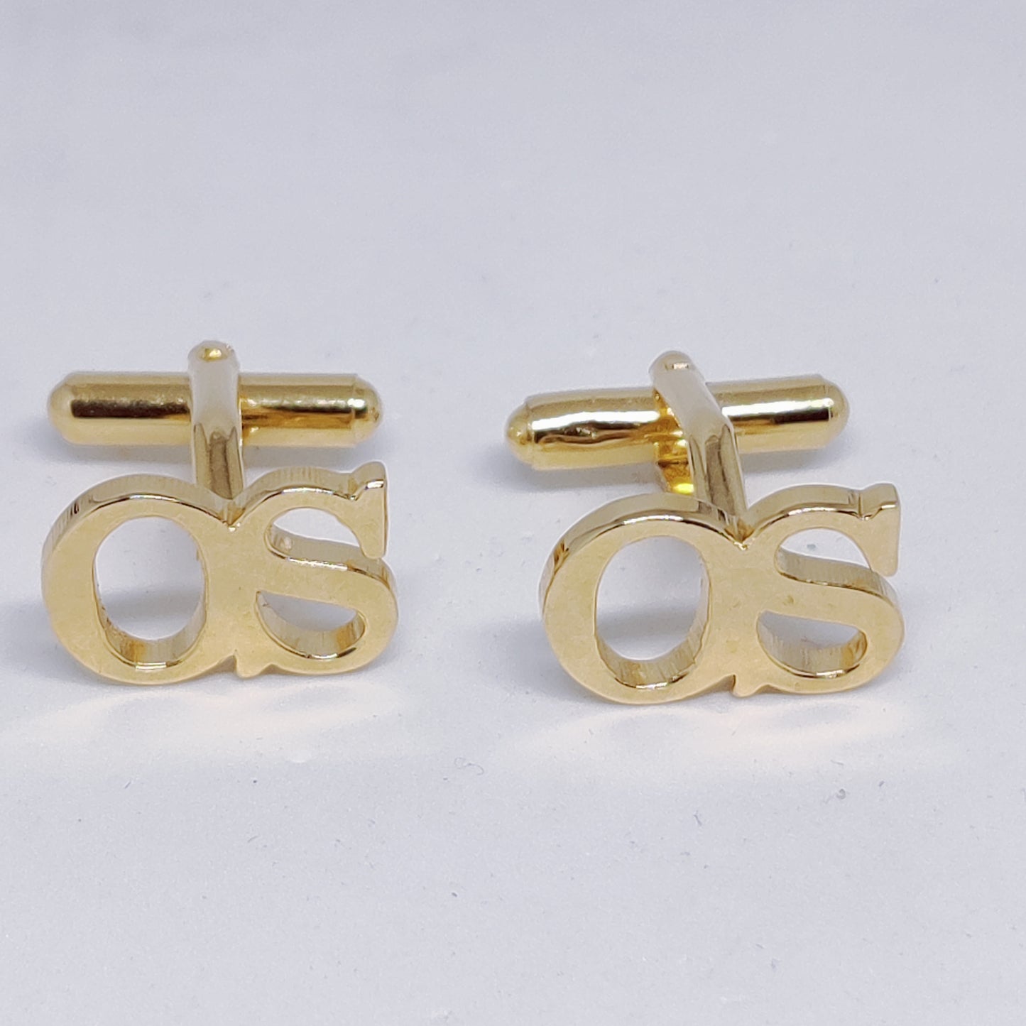 OS Double Initial Cufflinks