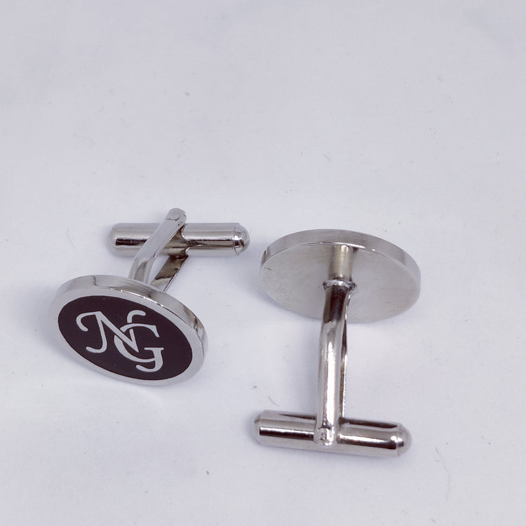 NG initial monogram cufflinks