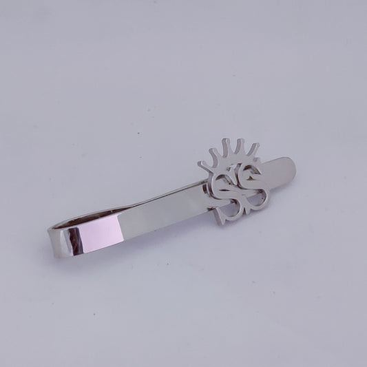 SS Double Initial Tie Pin