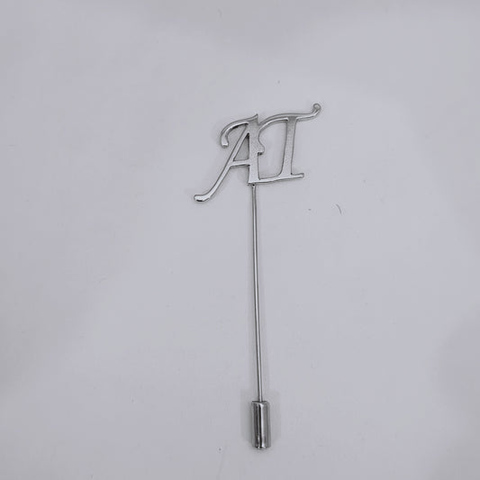 AT Double Initial Lapel Pin