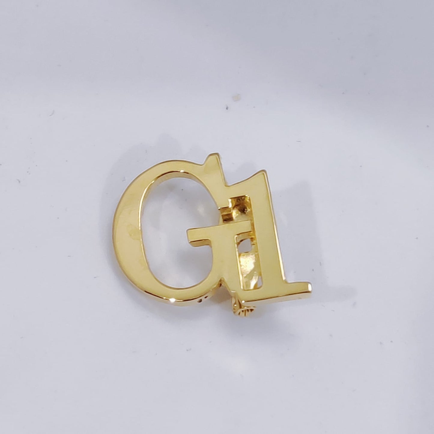 G1 Double Initial Lapel Pin