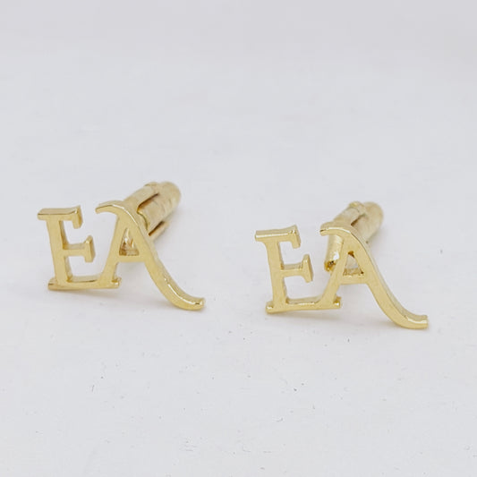 EA Double Initial Cufflinks