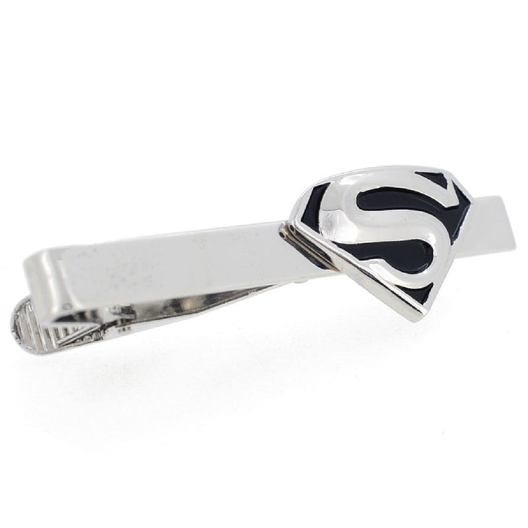 Black and Silver Superman Tie Clip for Men - SHOPWITHSTYLE