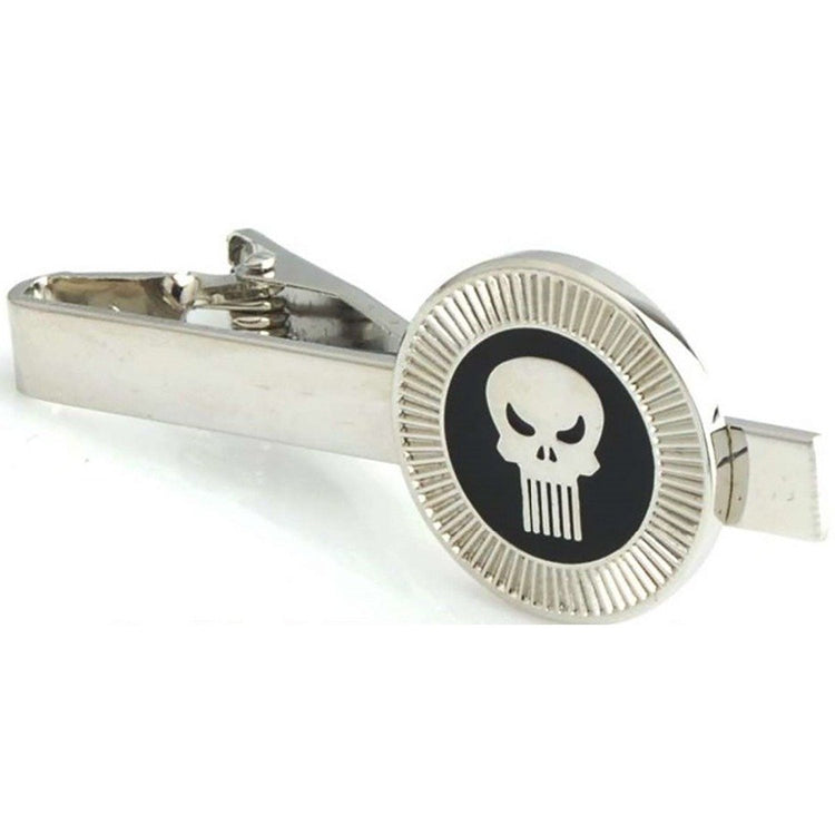 Skull Silver Metal Tie Clip - SHOPWITHSTYLE