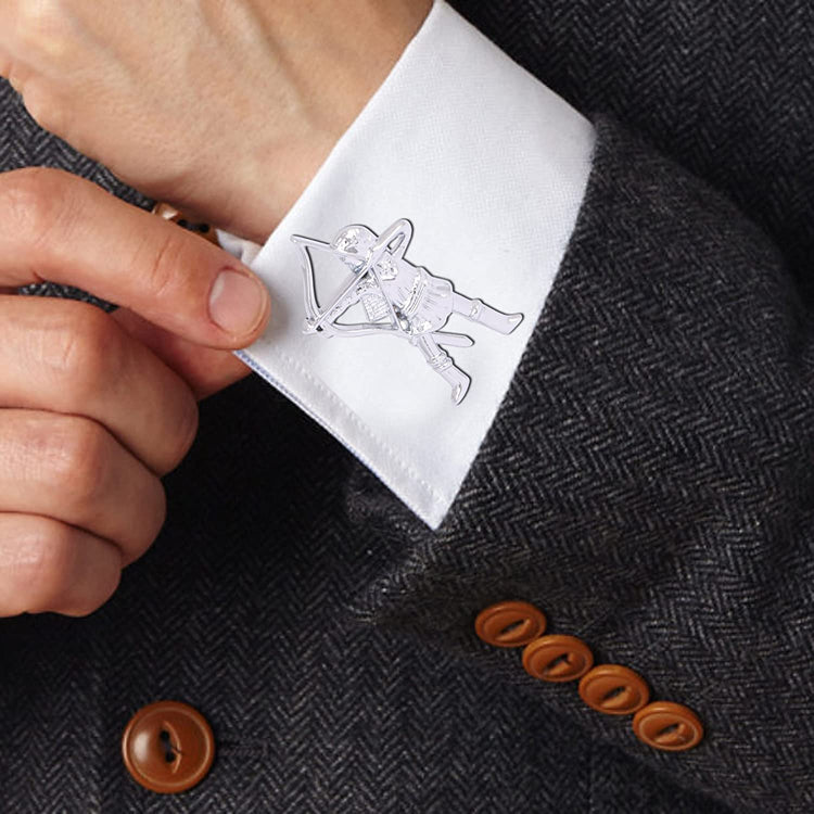 Archer Bow & Arrow Archery Sport Cufflinks