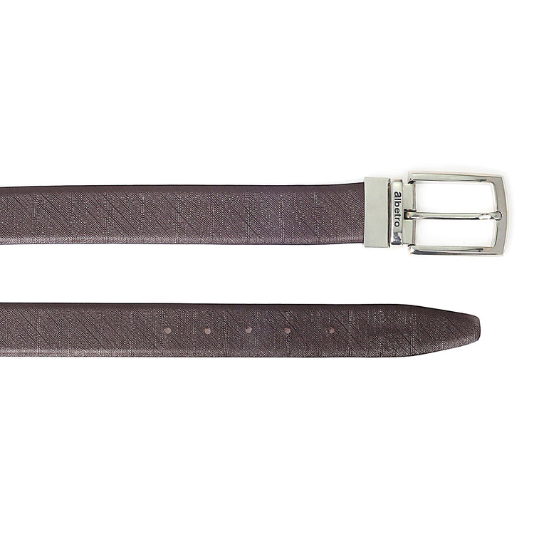 Reversible Textured Leather Belt