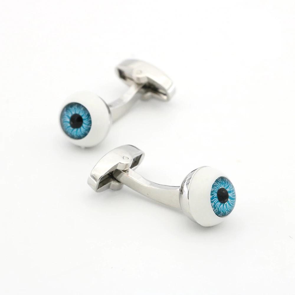 Blue Eye Crystal Cufflinks for Men - SHOPWITHSTYLE