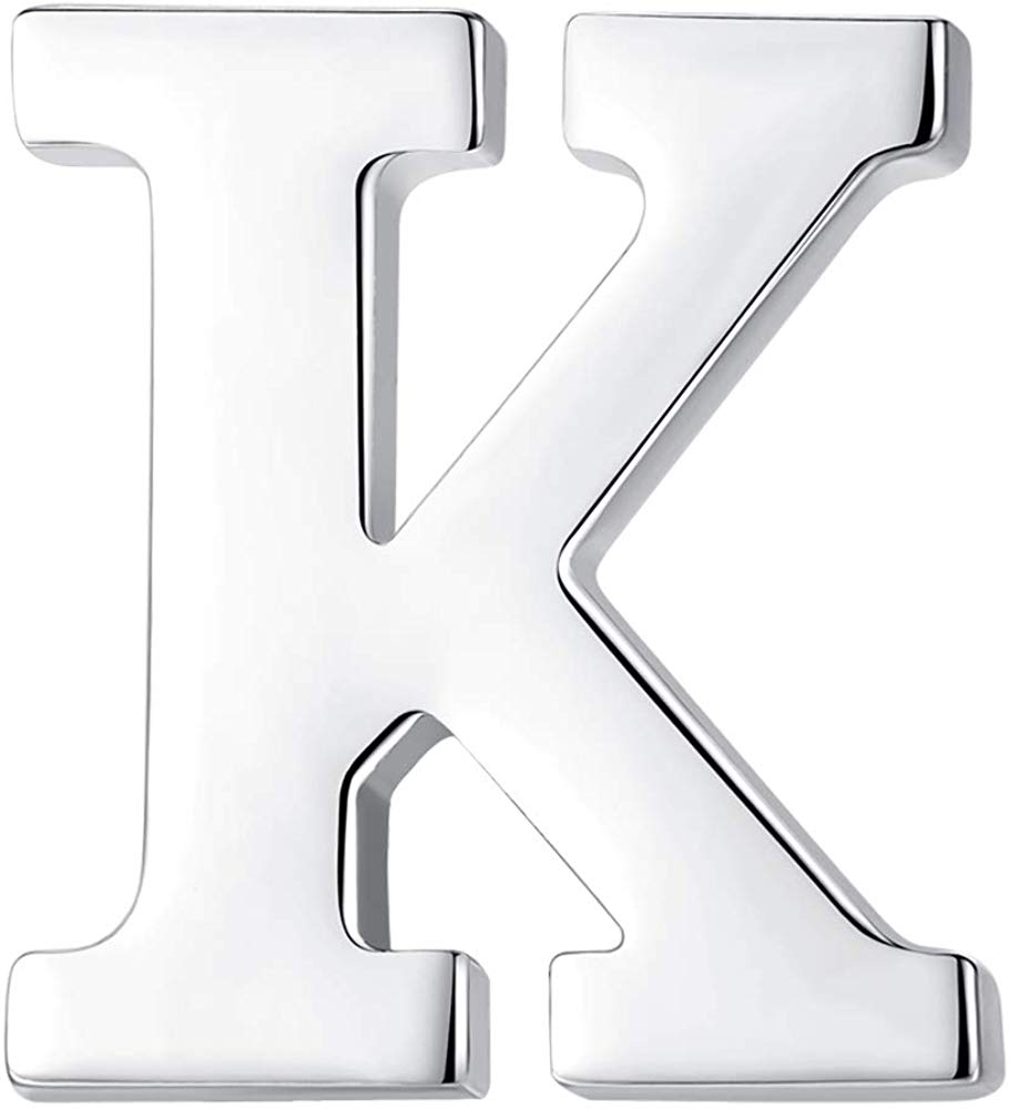 Albetro Personalized Initials Letter Lapel Pin Brooch (A-Z) - SHOPWITHSTYLE