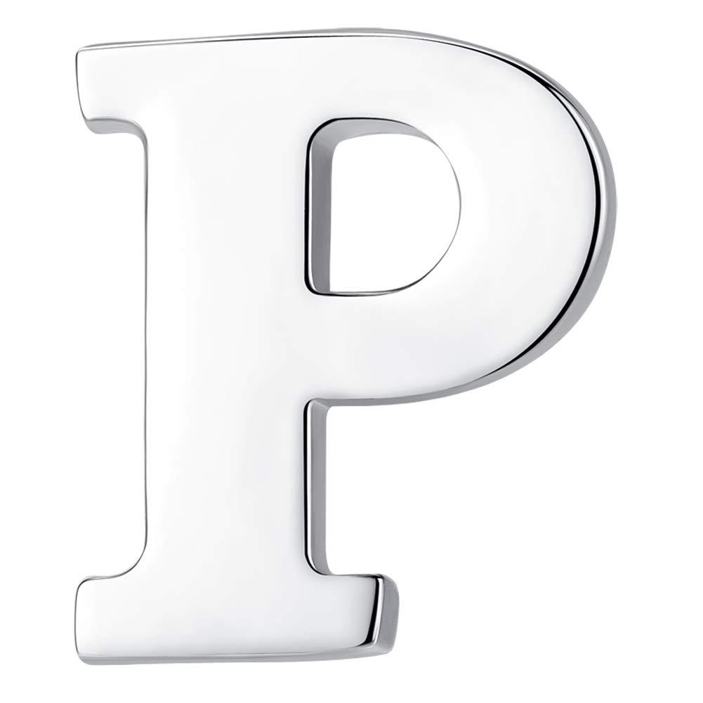 Albetro Personalized Initials Letter Lapel Pin Brooch (A-Z) - SHOPWITHSTYLE