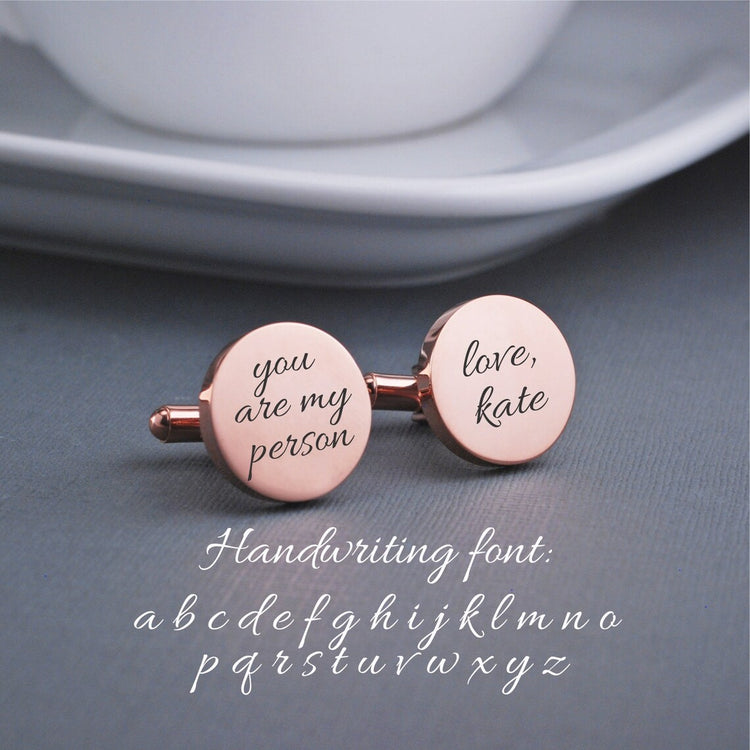 Personalized Custom Engraved Cufflinks