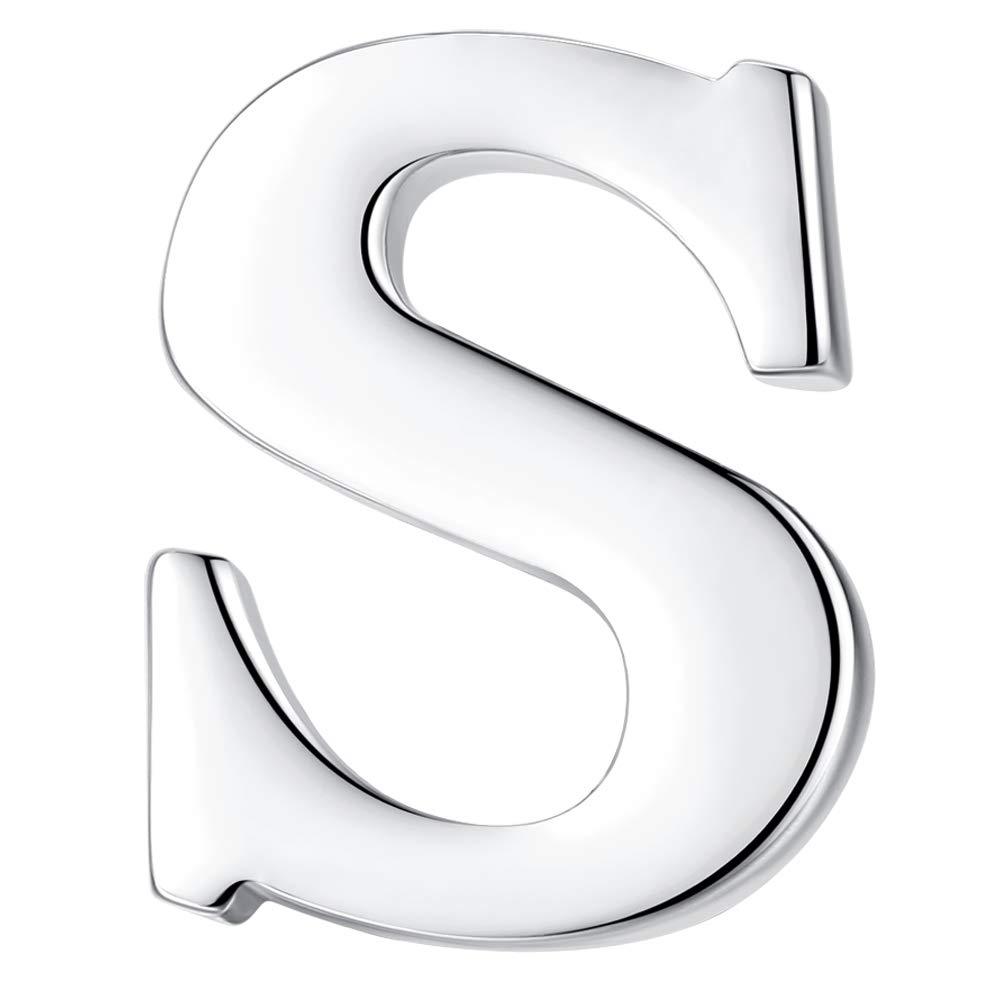 Albetro Personalized Initials Letter Lapel Pin Brooch (A-Z) - SHOPWITHSTYLE