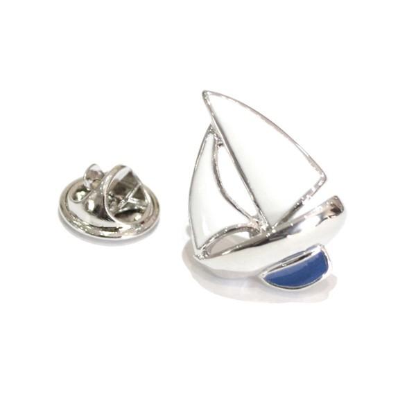 Sailboat Sailing Yacht Lapel Pin-SHOPWITHSTYLE
