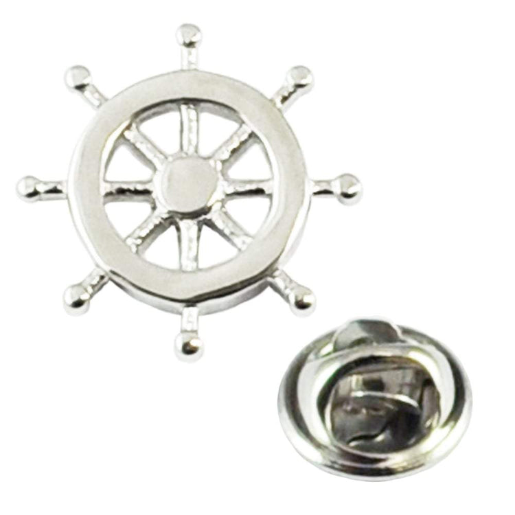 Boat Wheel Lapel Pin-SHOPWITHSTYLE