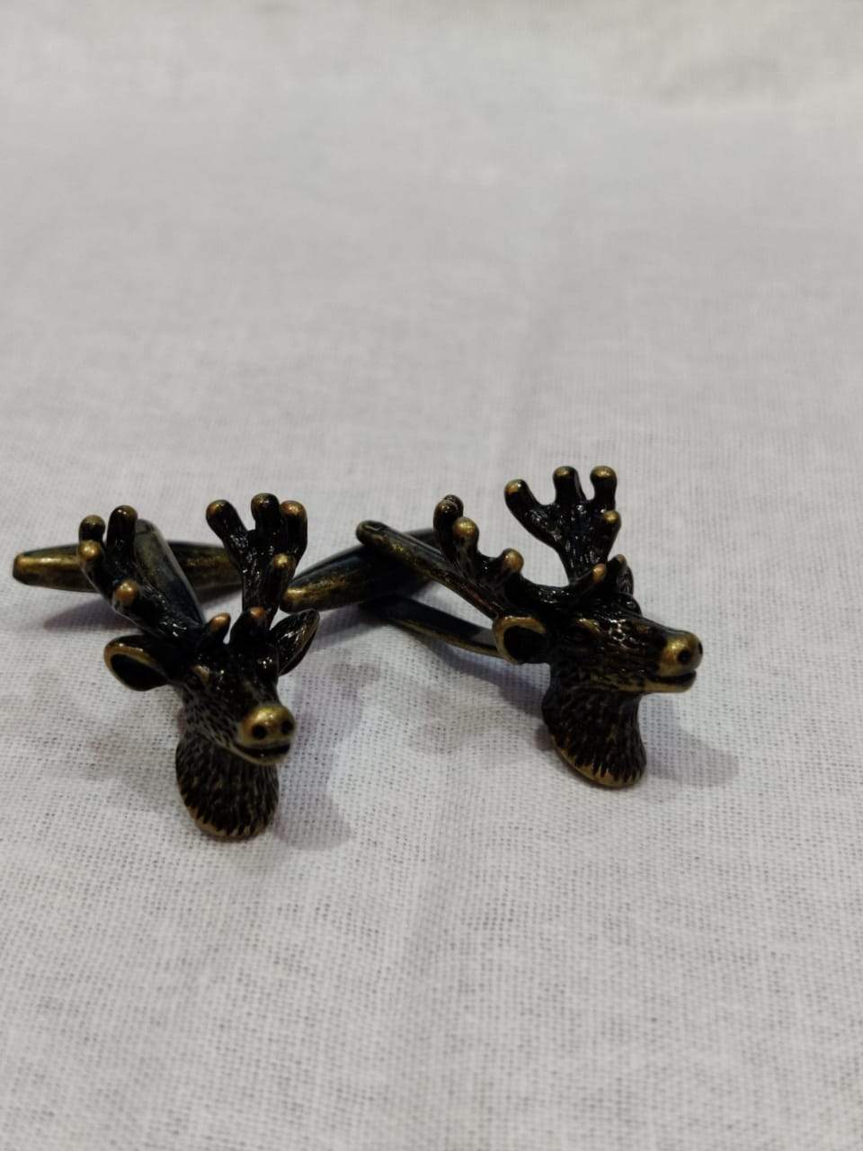 The Swamp Deer Head Vintage Cufflinks