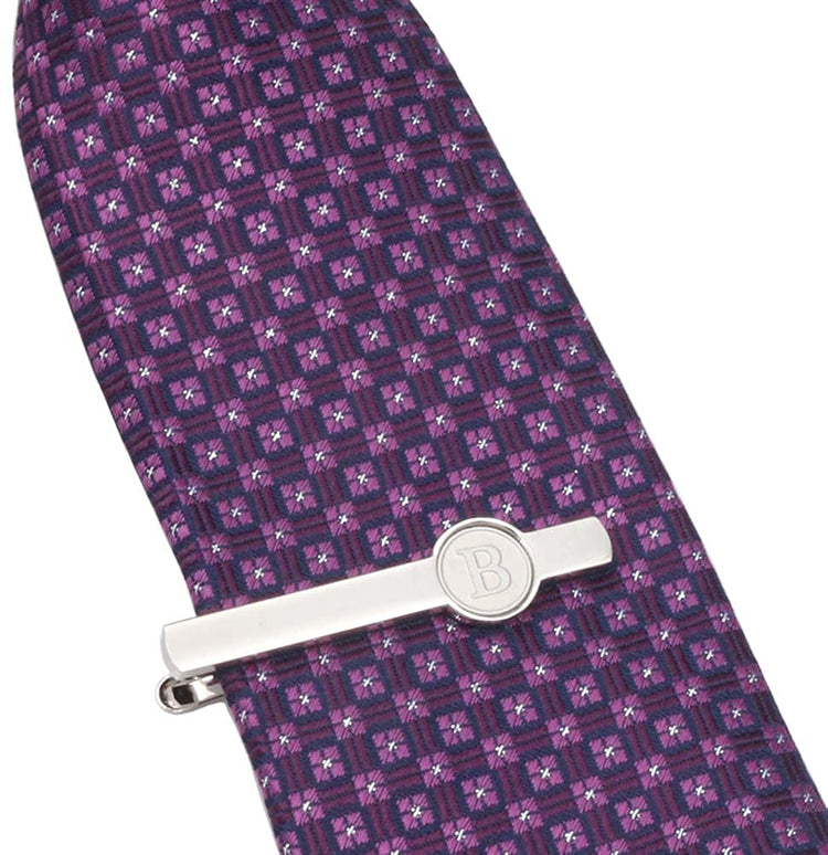 Premium Initial Personalized Letter B Tie Clip-SHOPWITHSTYLE