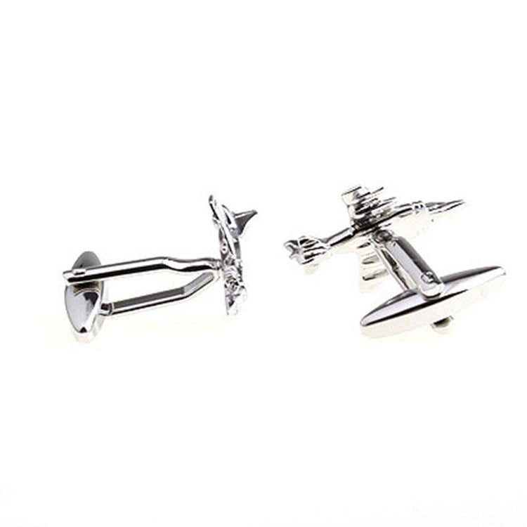 Fighter Jet Aircraft Cufflinks