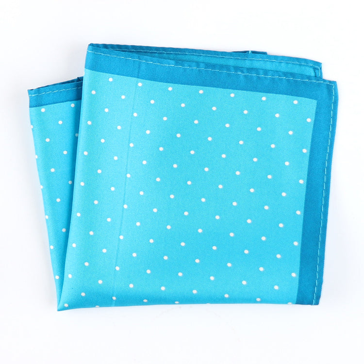 Small Polka Dot Silk Pocket Square - SHOPWITHSTYLE