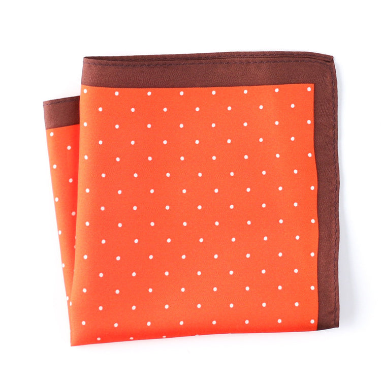 Small Polka Dot Silk Pocket Square - SHOPWITHSTYLE