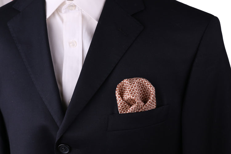 Quadrille Shape Silk Pocket Square - SHOPWITHSTYLE