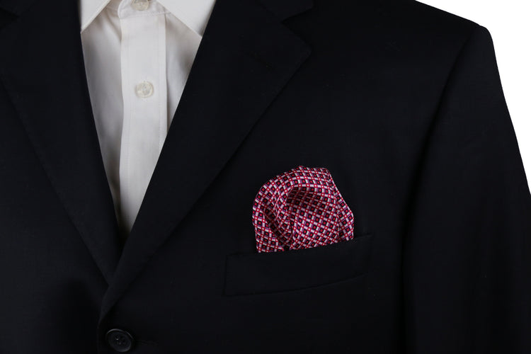 Quadrille Shape Silk Pocket Square - SHOPWITHSTYLE