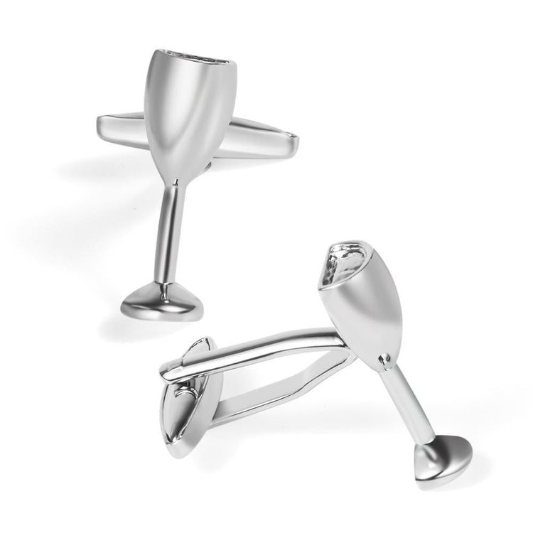 Wine Glasses Cufflinks-SHOPWITHSTYLE