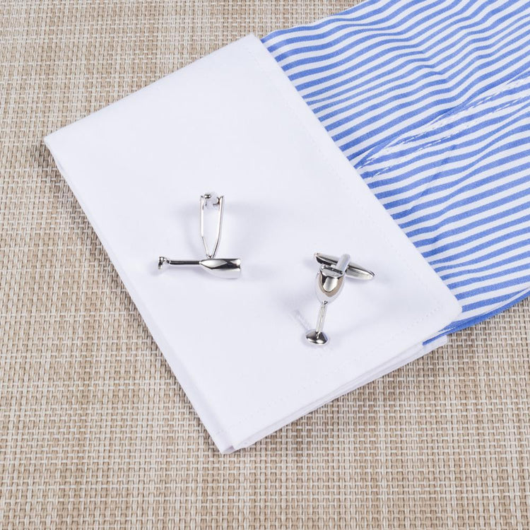 Wine Glasses Cufflinks-SHOPWITHSTYLE