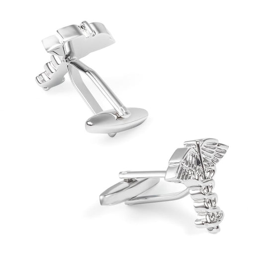 Doctor Emblum The Caduceus Symbol Cufflinks-SHOPWITHSTYLE
