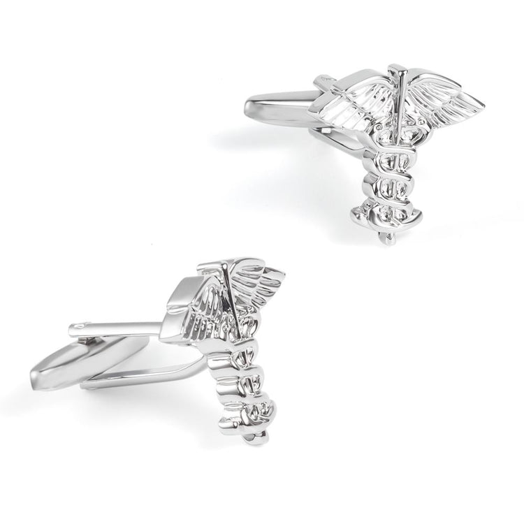 Doctor Emblum The Caduceus Symbol Cufflinks-SHOPWITHSTYLE