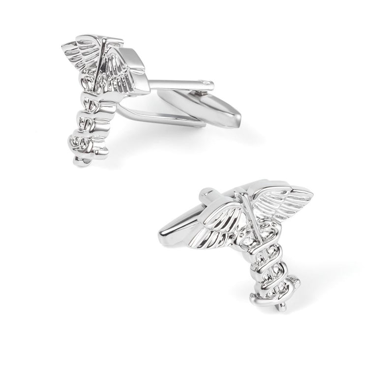 Doctor Emblum The Caduceus Symbol Cufflinks-SHOPWITHSTYLE