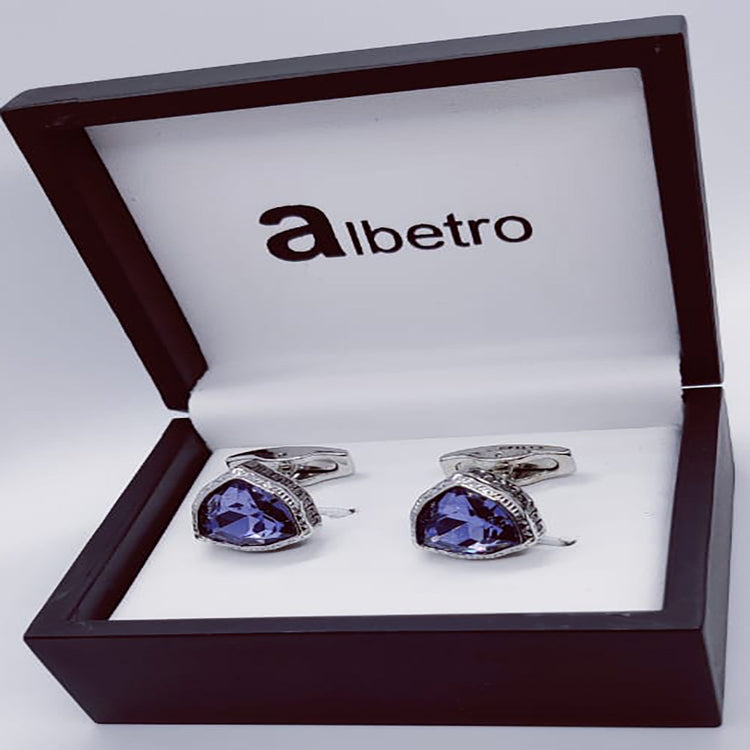 Luxury High End Wisteria Stone Cufflinks